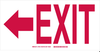 Exit & Directional Sign - 47035 - Brady Corporation