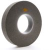 3M Scotch-Brite LD-WL Convolute Silicon Carbide Medium Deburring Wheel - Fine Grade - Arbor Attachment - 12 in Diameter - 5 in Center Hole - Thickness 2 in - 01673 - 048011-01673 - R. S. Hughes Company, Inc.