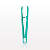 Single-Use Tweezer Forceps, Teal - 16075 - Qosina Corp.