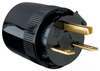 Straight Blade Plug - 5666-BK - Hubbell Wiring Device-Kellems