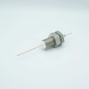 Power Feedthrough, 2000 Volts, 50 Amps, 1 Pin, 0.094″ Copper Conductor, 1.0″ Baseplate Bolt - A0525-1-BP - MPF Products, INC.