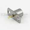 SMP Male (Plug) Smooth Bore Connector Pin Terminal 2 Hole Flange (Panel Mount), Solder - SC5320 - Fairview Microwave Inc.