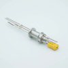 Thermocouple-Power Feedthrough, 1 Pair Type K, w/ Miniature TC Connector, 5000 Volts, 15 Amps, 2 Pins, 1.18″ QF / KF Flange - A0444-2-QF - MPF Products, INC.