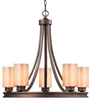 1051-5 SBZ Mid. Chandeliers-Glass Up - 376732 - Capital Lighting, Inc.