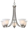 1260-5 PW Mid. Chandeliers-Glass Up - 693287 - Capital Lighting, Inc.