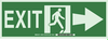 Glow-in-the-Dark Exit & Directional Sign - 90789 - Brady Corporation