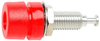 Panel Mount Banana Jack, 15A, Turret, Red; Gender Pomona - 30F1410 - Newark, An Avnet Company