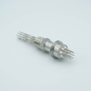 Thermocouple Feedthrough, Type J, 5 Pairs, 0.5″ NPT Fitting - A0424-10-NPT - MPF Products, INC.