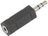 Adapter, Stereo, 3.5Mm Plug-2.5Mm Rcpt; Audio Video Connector A Multicomp Pro - 69AC6437 - Newark, An Avnet Company