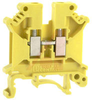 UK 5 N Yellow IEC Screw Clamp Terminal Block - 30-10 AWG - 70169372 - Allied Electronics, Inc.