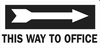 Directional Sign - 84651 - Brady Corporation