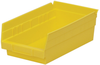 Akro-Mils 128 cu in Yellow Industrial Grade Polymer Shelf Storage Bin - 11 5/8 in Length - 6 5/8 in Width - 4 in Height - 1 Compartments - 30130 YELLOW -- 30130 YELLOW - Image