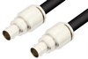 75 Ohm BNC Female to 75 Ohm BNC Female Cable 48 Inch Length Using 75 Ohm RG6 Coax - PE33448-48 - Pasternack