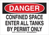 Confined Space Sign - 126794 - Brady Corporation