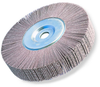 3M Cubitron 741A Coated Ceramic Flap Wheel - 60 Grit - 1 1/2 in Face Width - 6 in Diameter - 1 in Center Hole - 81987 -- 051144-81987 - Image