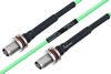 Temperature Conditioned TNC Female Bulkhead to TNC Female Bulkhead Low Loss Cable 200 cm Length Using PE-P160LL Coax - PE3M0210-200CM - Pasternack