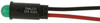 Panel Mount Indicator, Led, 6.35Mm, Green, 5V; Led Color Dialight - 25F1521 - Newark, An Avnet Company