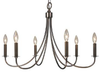 1006RB Mid. Chandeliers-Candle - 424492 - Capital Lighting, Inc.