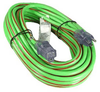 50ft 12/3 SJTW heavy Duty Power Cord w/LED Green - 2104-SF-14 - SFCable.com