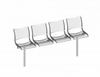 Multi-seat Unit Exposit, 4-seater, Fixed - 5316799 - Erlau