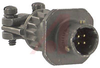 CONNECTOR,MILSPEC CABLE CONNECTING RECEPTACLE W/CABLE CLAMP,4#20 SOLDER PIN CONT - 70010672 - Allied Electronics, Inc.