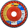 Norton Red Heat Flap Disc Quick Trim Type 27 - 63642504879 - Norton Abrasives