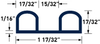 60 Durometer Neoprene Profile Double Bulb Seals -- PR23317 - Image