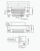K22X Series Right Angle D-Subminiature Connectors -- K22X-A15S-NR - Image