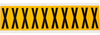 15 Series Indoor/Outdoor Numbers & Letters - 1534-X - Brady Corporation