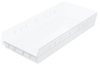 Akro-Mils 513 cu in Clear Industrial Grade Polymer Shelf Storage Bin - 23 5/8 in Length - 11 1/8 in Width - 4 in Height - 1 Compartments - 30174SCLAR - 30174SCLAR - R. S. Hughes Company, Inc.