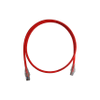 CAT 6 unshielded patch cord, LSZH Stranded, T568A and T568B compatible, Red, 0.5 Meter - C6541020D5M - Belden Inc.