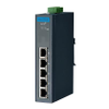4FE PoE+1GE, Unmanaged Ethernet Switch, IEEE802.3af/at, 24~48VDC, -40~75℃ -- EKI-2705E-1GPI-A - Image