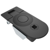 Compression Latch, Sealed Lever Latch, Tool Locking, Railway standard, 1-11mm Panel, 1-14mm Grip, Zinc Alloy, Powder Coat, Black - C5-61-15-3 - Southco