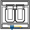 Leviton Oversized Duplex Receptacle Device Thermoplastic.. - 4986 - TelephoneStuff.com