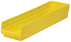 Akro-Mils 321 cu in Yellow Industrial Grade Polymer Shelf Storage Bin - 23 5/8 in Length - 6 5/8 in Width - 4 in Height - 1 Compartments - 30164 YELLOW - 30164 YELLOW - R. S. Hughes Company, Inc.