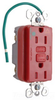 GFCI Duplex Receptacle -- 1595-IGHGTRRED - Image