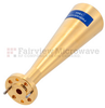 Conical Gain Horn Waveguide Antenna, WR-15, 58 GHz to 68 GHz, UG-385/U Round Cover Flange, 20 dBi Nominal Gain -- FMWAN1039 - Image