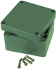 Enclosure, Junction Box, Plastic, Gray; Enclosure Type Bud Industries - 52F6545 - Newark, An Avnet Company