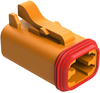 Automotive Housing, Plug, 4Pos, 13A, Org; Product Range Amphenol Sine/tuchel - 36AJ7968 - Newark, An Avnet Company