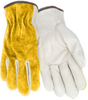 Red Steer 1587 Tan Small Grain Cowhide Suede Leather Driver's Gloves - Keystone Thumb - Uncoated - 1587 SM - 1587 SM - R. S. Hughes Company, Inc.