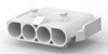 Connector Housing, Rcpt, 4Pos, 9.91Mm; Product Range Amp Te Connectivity - 28C0164 - Newark, An Avnet Company
