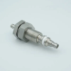 SHV-5 Coaxial Feedthrough, 1 Pin, Floating Shield, Double-Ended, 1.0″ Baseplate Bolt - A0487-3-BP - MPF Products, INC.