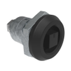 Quarter-Turn Cam Latch, Railway Standard, Spring-return Actuator, Sealed, Zinc Alloy, Powder Coat, Black - E5-6-225-TL0 - Southco