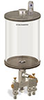 Levelux Clear View Multiple Feed Manual Lubricator, 1/2 gal Pyrex Reservoir, 3 Feeds, 1/4” OD Tube Outlets - B5178-064PB031W - Oil-Rite Corp.