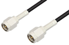 SMA Male to SMA Male Cable 12 Inch Length Using RG174 Coax, RoHS - PE3353LF-12 - Pasternack