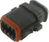 Plug, Boot, Thin Wall, 8 Position, Skt; Product Range Deutsch Te Connectivity - 77R3088 - Newark, An Avnet Company