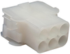 Connector Housing, Receptacle, 6 Position, 2Row, 6.35Mm; Product Range Amp Te Connectivity - 46F2056 - Newark, An Avnet Company