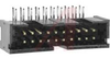 Header, Low Profile; Shrouded; Square Right; Copper Alloy Plated; 20; Gold -- 70042646
