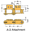 Double Pitch Chain Attachment with Large Plastic Rollers -- C2042D A-2 - Image