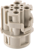 Heavy Duty Insert, Rcpt, 8Pos+Pe; Product Range Harting - 98Y6689 - Newark, An Avnet Company